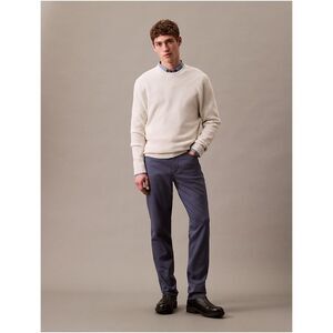 Calvin Klein Mens Logo Trousers Chino Casual Pants, NWT